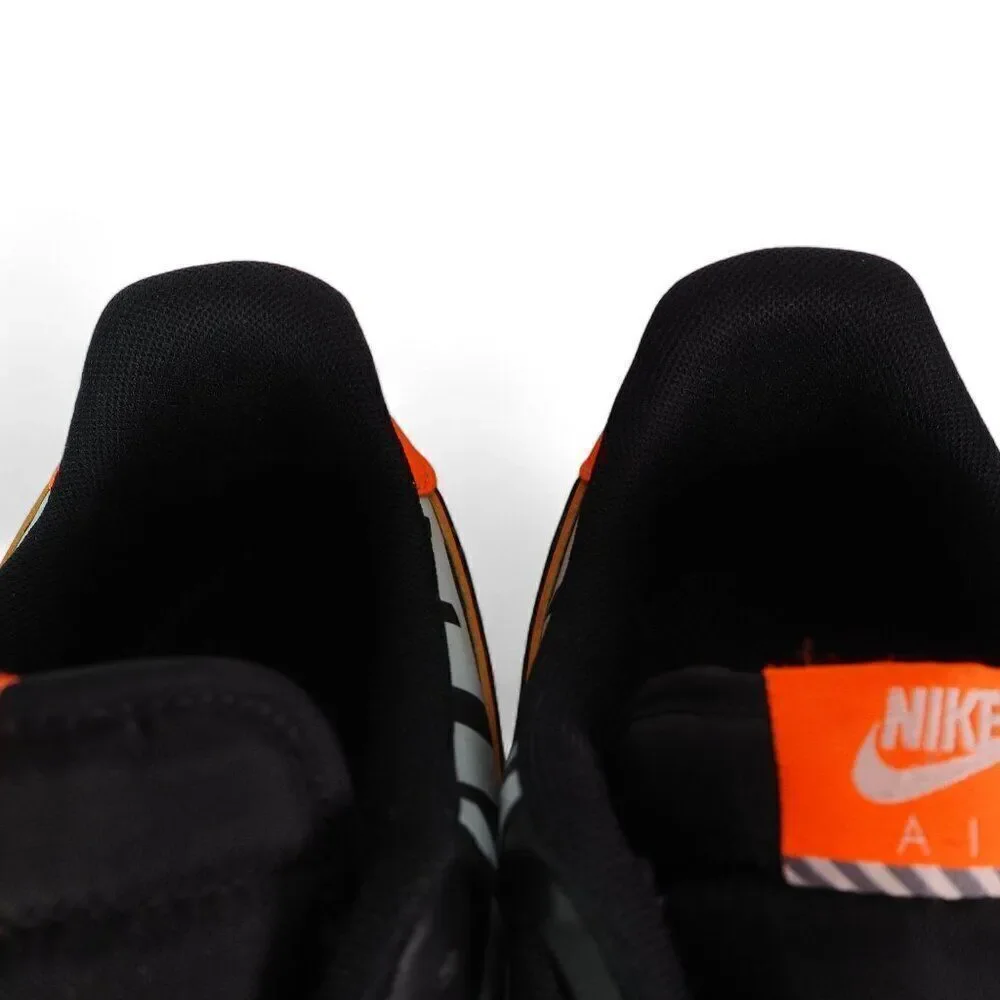 Nike Air Force 1‎ '07 LV8 'White Black Orange' Sneakers 823511-104 Men's 12